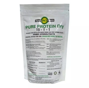 Pure Protein Dry • 15-1-1 • Fish Fertilizer Organic Aminos • 30g Pouch - Picture 1 of 4