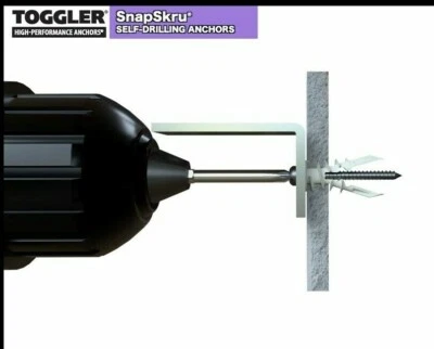 Anclajes autoperforantes para paneles de yeso Toggler SnapSkru elige el tamaño con o sin tornillos Foto 1 de 3