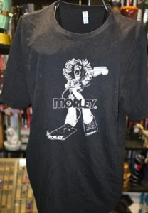 Morley Man T-Shirt -XL black vintage 50% cotton - Picture 1 of 8