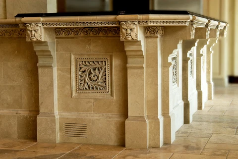 BAR  KITCHEN  COUNTER  STONE   GARDEN   ARTS & CRAFTS  GOTHIC ELLISON TILE Cover