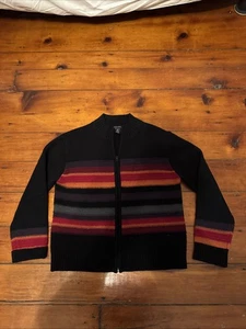 Vintage Sarah Spencer Pullover 100 % Lammwolle Damen Größe PM Fair Isle Preppy - Bild 1 von 8