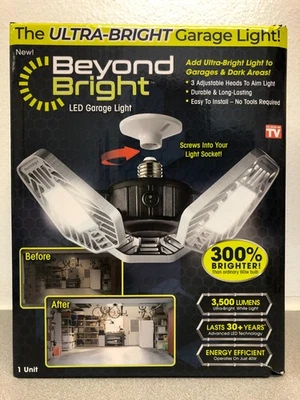 Beyond Bright BEBR-MC4 LED Garage Light Plastic - Image 1 of 4
