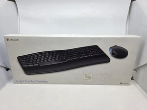 Microsoft Sculpt Comfort Desktop Keyboard and Mouse Set, UK English Layout - Afbeelding 1 van 5