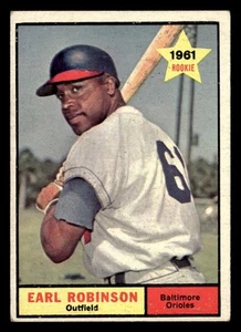 1961 Topps Earl Robinson #343 VG-EX Baltimore Orioles Rookie - Picture 1 of 2