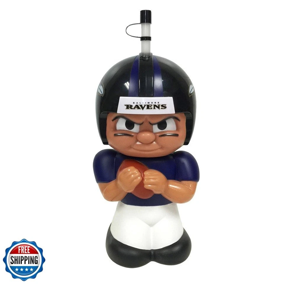Fiesta Animal NFL Baltimore Ravens Big Sip Botella de Agua 3D, 16oz Foto 1 de 1