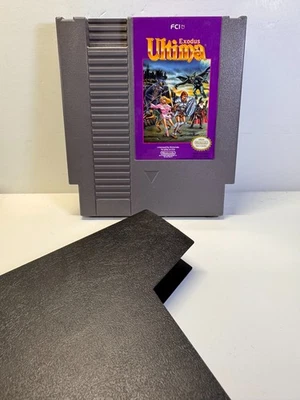 Ultima: Exodus (Nintendo NES, 1989) Authentic. GREAT LABELS!! Tested Saves - Image 1 of 4