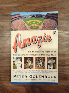 Amazin' Paperback Book by Peter Golenbock MLB Baseball NY New York Mets - Imagen 1 de 1