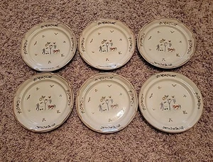 International Heartland Stoneware 7 5/8" Salad Plate #7774 - Set of 6 - Picture 1 of 6