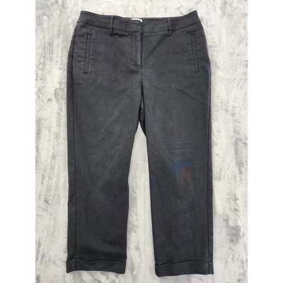 Calça Chico's So Slimming cintura média perna cropped tamanho 0.5 P/6 preta carreira escritório  - Imagem 1 de 4