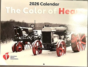 2026 8 x 10" Wandkalender American Heart Association Die Farbe des Herzens - Bild 1 von 3