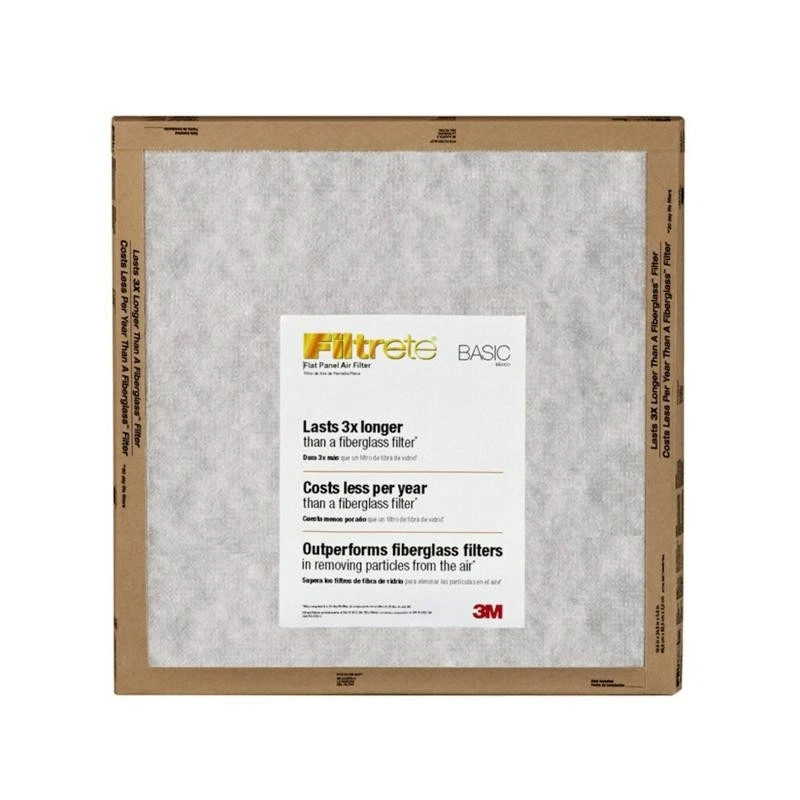 3M FPL12-2PK-24 Filtrete Synthetic Flat Panel Filter 24Hx24Wx1D in. (Pack of 24) - Image 1 of 1
