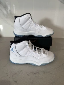 NIKE JORDAN 11 RETRO (PS) "LEGEND BLUE" - SIZE 12C US - BNIB - DEADSTOCK - Picture 1 of 8