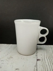 Bennington Vintage Trigger Mug David Gil White Matte Cup Vermont 1340 - Picture 1 of 3