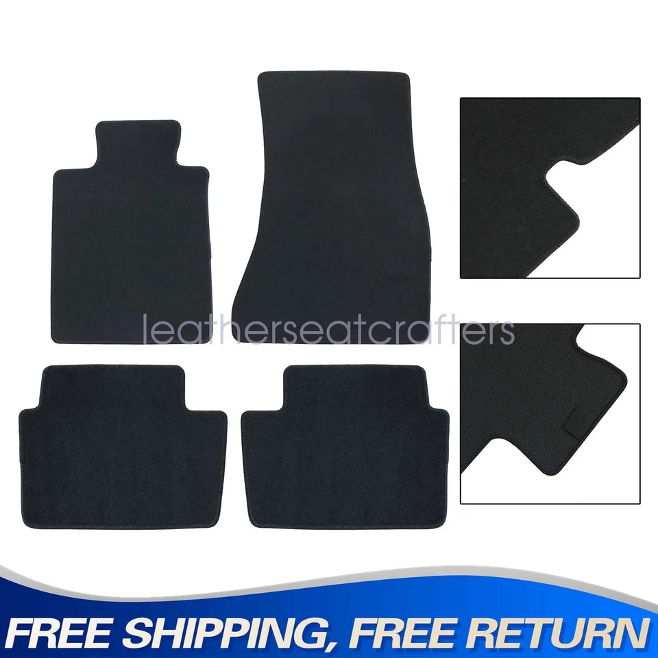 For 2017 2018 2019 2020 2021 BMW G30 5 Front & Rear Floor Mats Carpet Velour 4x - Изображение 1 из 4