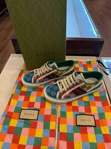 Gucci Women's 1977 Tennis Shoes Multicolor US Size 6 SPB-TS 347325 - Picture 1 of 12