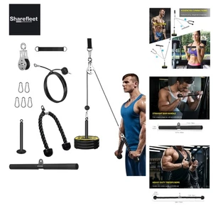 Cavo cavo fitness bavaglino fitness bicipiti schiena dispositivo di allenamento fai da te cavo... - Foto 1 di 9