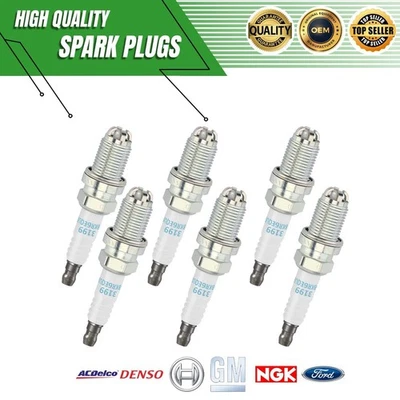 6x bujías NGK originales para BMW 328i 323Ci 1995-13 Porsche 911 3,6 L BKR6EQUP Foto 1 de 4