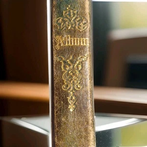 Victorian Era Tintype Photo Album With 18 Photos - Picture 1 of 21