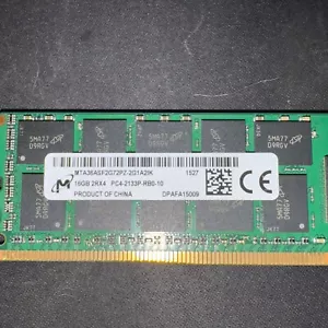 Micron 16GB DDR4 PC4-2133P 2Rx4 ECC REG DIMM 288Pin MTA36ASF2G72PZ-2G1A - Picture 1 of 2