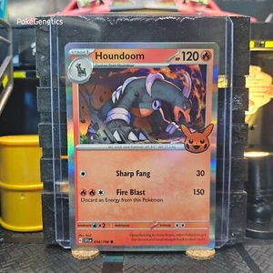 Houndoom Trick or Trade Scarlet & Violet Holo Promo Pokémon TCG 034/198 Common - Picture 1 of 6