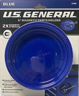 6" Magnetic Parts Holder Round Garage Dish Holder Bowl Nuts bolts Screws SALE !! - Image 1 of 4