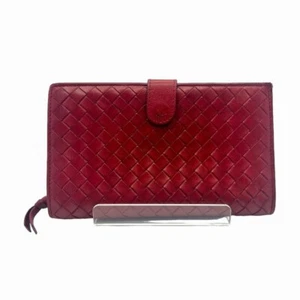 BOTTEGA VENETA Intrecciato folded wallet Leather French Purse 121060 - Picture 1 of 14