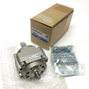 SMC CRB1LW50-90S-XN Single-Vane Type Pneumatic Rotary Actuator 90°, 1/8" NPT - Picture 1 of 5