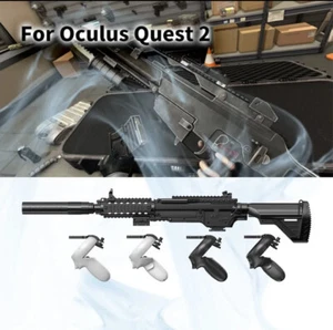 VR Rifle Gun Stock For Oculus Quest 2 Controller Holder FPS Shooting Gaming - Picture 1 of 5