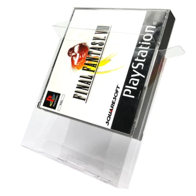 Box Protector PS1 Dual CD Sony PlayStation One Disk Display Case (1-100 Pack) - Image 1 of 4