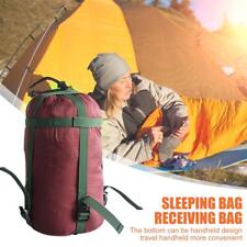 Camping Sleeping Bag Compression Bags Hammock Storage Packs (Wine Red)