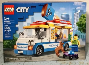 2020 LEGO CITY SET# 60253-ICE CREAM TRUCK 200Pcs 2 FIGURES 1 DOG NISB - Picture 1 of 10