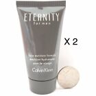 2 Eternity Calvin Klein Men 30 ml/1 oz each Travel Size Face Moisture Formula 