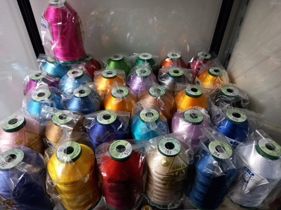 Kingstar Machine Embroidery 100% Polyester Thread 5000 Metre Spool Brother PR VR - Image 1 of 1