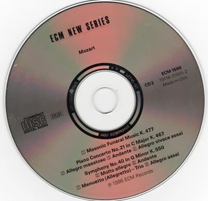 ECM New Series Mozart CD #2 FREE SHIP - Picture 1 of 1