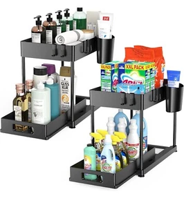 Versatile Pull-Out Under Sink Organizers - Large Capacity - Heavy Load - Storage - Picture 1 of 7