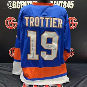 Bryan Trottier Signed New York Islanders Inscribed Jersey Autographed Steiner CX - Picture 1 of 4