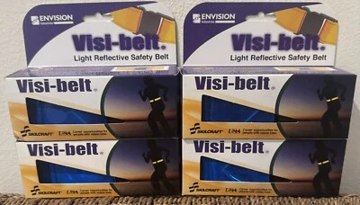 SKILLCRAFT 高可见性蓝色反光 PT 皮带 均码 适合 全新 包装 — 第 1/3 张图片