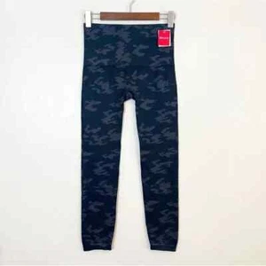 SPANX Women's Size 1X Black Camo Look At Me Now Seamless Leggings - Picture 1 of 11