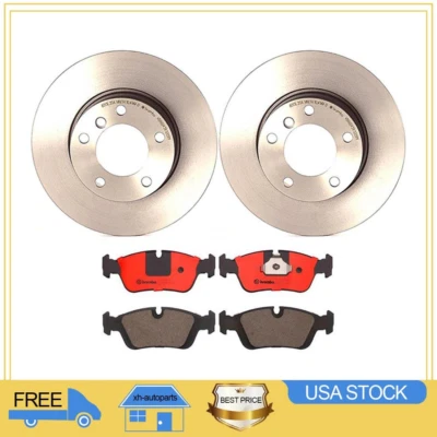 Se adapta a pastillas de freno y rotores delanteros XH de cerámica para BMW Z3 1996 1997 1998 Foto 1 de 4