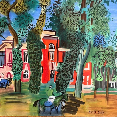 1964 Raoul Dufy París Museo de Arte Litografía moderna Francia turismo Deauville Foto 1 de 4