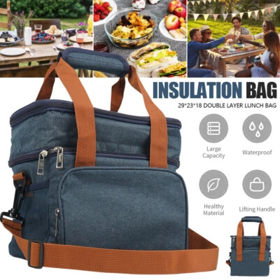 Insulated Lunch Bag Adult Lunch Box for Work School Men Women Kids Leakproof - image 1 of 4
