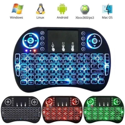 Mini Portable Wireless Keyboard Touchpad USB for Android Smart TV Box PC Laptop - Image 1 of 4