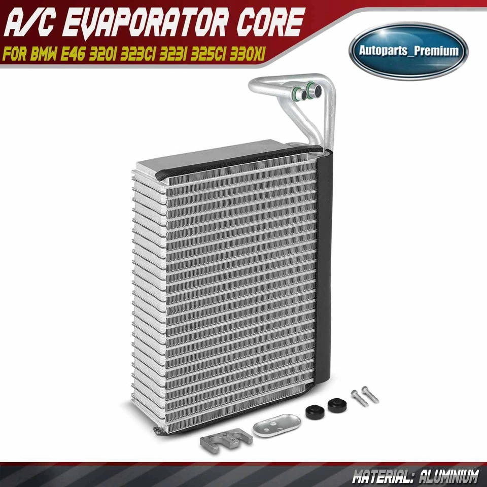 1 передний сердечник испарителя кондиционера для BMW E46 320i 323Ci 323i 325Ci 330xi пластинчатый ребро - Изображение 1 из 4