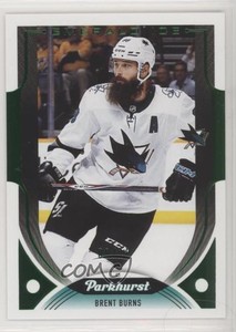 2020-21 Upper Deck Parkhurst Emerald Ice Achievement /10 Brent Burns #233