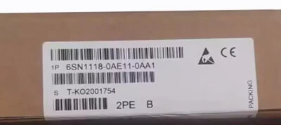 6SN1118-0AE11-0AA0 NEW SIEMENS 6SN1 118-0AE11-0AA0 SIMODRIVE 611-A Control Unit - Image 1 of 3