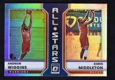 22-23 Donruss Optic All-Stars Holo #7 Andrew Wiggins/Khris Middleton - Warriors
