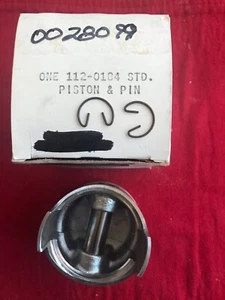 Pistón y pasador y clips estándar Onan 112-0184 OEM NUEVO EN CAJA NOS - Imagen 1 de 2