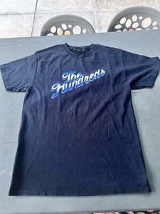 The Hundreds Script Logo Y2K Streetwear Mens Black T Shirt Size L - Picture 1 of 4