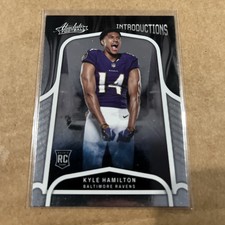 2022 Panini Absolute Kyle Hamilton #INT-20 Rookie Card RC Introductions Ravens