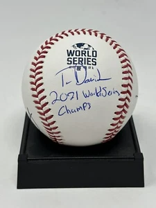Atlanta Braves Partial Team Signed 6x Autographs 2021 World Series Baseball JSA - Picture 1 of 6